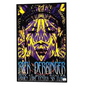Rick Derringer Konzert Poster 12. Mai 2001 Darien Lake Center sechs Flaggen 11 x 17 Zoll - Bild 1 von 12