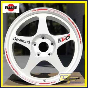 Japan Material DESMOND EVO REGAMASTER SPOKE Replacement Decal Sticker FAST USA - Imagen 1 de 5