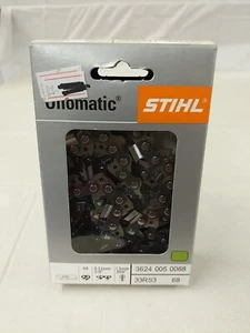 Stihl 18" chain saw chain 33RS3 68 Links .3/8 0.50 NEW OEM 3624 005 0068 - Picture 1 of 2