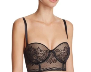 Calvin Klein Ck Black Sway Custom Lift Padded Strapless Bra #QF1476. 32-C - Picture 1 of 2