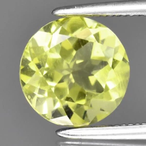 š Quarzo limone naturale tondo 1,93 ct 8 mm VS - pietra preziosa Brasile - Foto 1 di 4