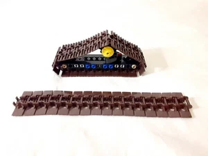 LEGO Parts 57518 / 88323 Brown Technic, Link Tank Track Tread Wide Two Pin - Picture 1 of 9