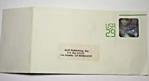 Hologram Stamp 29 Cents Holographic Stamped Envelope - Picture 1 of 4