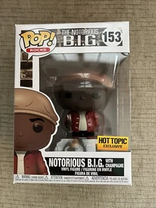 2019 Funko POP! Rocks Hot Topic Exclusive Notorious B.I.G. with Champagne #153 - Picture 1 of 6