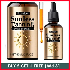Tanning Drops To Drink,Drinkable Tanning Drops,Drink Your Tan Sunless for body - Picture 1 of 5