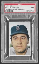 1971 Dell Rico Petrocelli Today's Team Stamps Boston Red Sox PSA 7