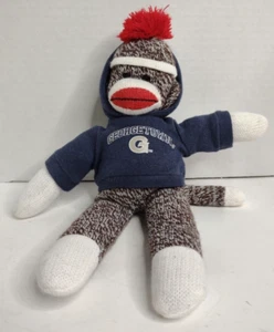 Felpa con cappuccio blu Georgetown Sock Monkey Peluche 2013 peluche 10 - Foto 1 di 6