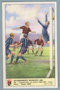 Tarjetas comerciales TCL070.3 Lavazza - Eventos deportivos: Campio. Calcio '51 Inter de Milán - Imagen 1 de 1