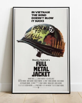 P-REX Full Metal Jacket / King Size Repro Movie Poster - 36"x24"
