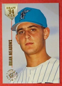 1994 Topps Stadium Club Draft Picks - Brian Meadows #37 (Marlins) - Picture 1 of 1
