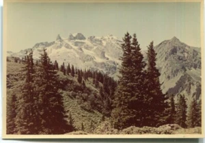 Orig.Color-Foto MONTAFON /GASCHURN /BLUDENZ Drei Türme 1956 - Picture 1 of 1