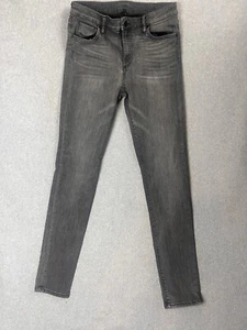 KUT from the Kloth Jeans Womens 10 Gray Mia Toothpick Skinny Distressed Denim - Picture 1 of 11