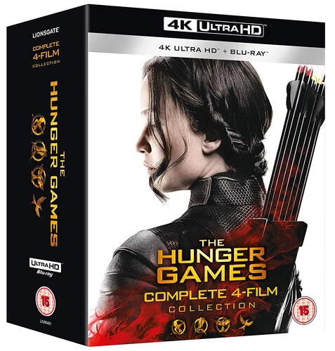 The Hunger Games: Complete 4-film Collection Blu-Ray (2016) Jennifer Lawrence - Image 1 of 1