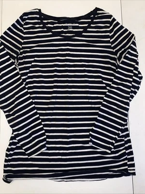 Bump Start Maternity Women's XL, Black And White long sleeve T-shirt - Image 1 of 3