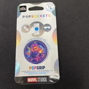 Empuñadura para teléfono PopSockets con soporte expandible, Marvel PopGrip - Mighty Thor - Imagen 1 de 4