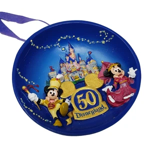 Disneyland 50th Anniversary 3D Diorama Christmas Ornament 2005 - Picture 1 of 12