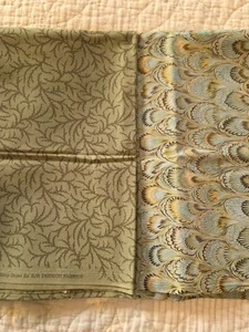 Grüner Jinny Beyer Stoff 2 Stück 20 x 44 - Bild 1 von 4