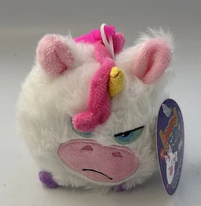 Hangry Petz 2024, Serie 1, Neu mit Etikett. Weiß mit Farben, Eichelhäher Spiel, Haken befestigt - Bild 1 von 11