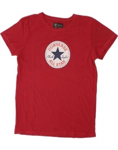 Camiseta Top CONVERSE Niñas Gráfico 13-14 Años Algodón Rojo AO06 - Imagen 1 de 3