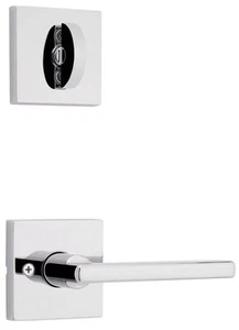Kwikset 966HFLSQT.UNIV Halifax Lever Single Cylinder Interior - Chrome - Picture 1 of 12