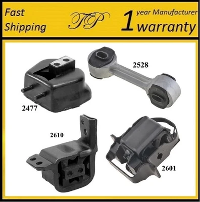 4PCS MOTOR & TRANS MOUNT FOR PONTIAC GRAND AM, SUNBIRD 1.8L 2.0L 2.5L - Image 1 of 4