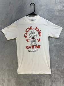 Vintage 70er 80er Golds Gym Columbus, Ga Tshirt Hanes 50/50 NEUWERTIG Gr. S - Bild 1 von 8