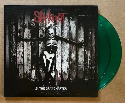 Slipknot – .5: The Gray Chapter RARE green colored 2X vinyl LP '14 - Image 1 of 3