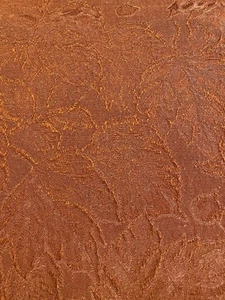 Square Tablecloth 60”x60” Rust Color Leaf Design - Picture 1 of 3