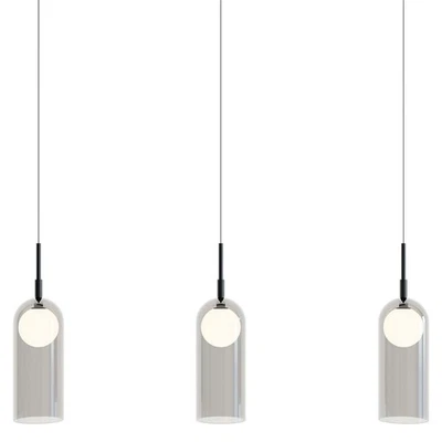 Colgante lineal LED AFX KRNP04L30D1LNR3 Kiran 36"W - negro Foto 1 de 4