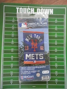 New York Mets FLAG new vintage NY 1962 N.Y. 27" by 37" flag - Picture 1 of 4