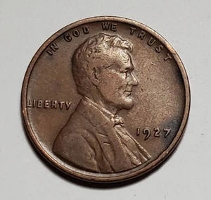 1927 P LINCOLN WHEAT PENNY #C9075 - Picture 1 of 2