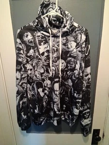 Horror Movie Hoodie Elvira, Jason, Ect. Men's Large. - Picture 1 of 9
