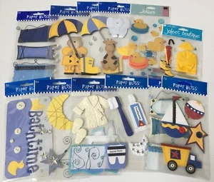 Paper Bliss & Jolee's AUFKLEBER Set "BOY" Bad, Regentag, Spielzeug ~ 12 Packungen NEU - Bild 1 von 15