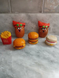 McDonalds Lot of 4 Transformers and 2 McDonalds Buddies - Picture 1 of 2