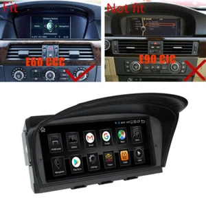 Android 10 GPS Stereo For BMW 5 Series E60 E61 E63 E64 2005-2008 6.5"/8" CarPlay - Picture 1 of 20