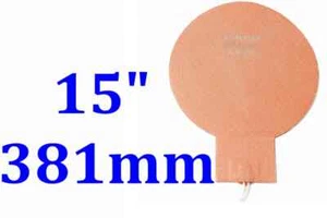 15"  381m Round 884W JSRGO CE UL Heating Blanket Heat Mapping Thermal Uniformity - Picture 1 of 12