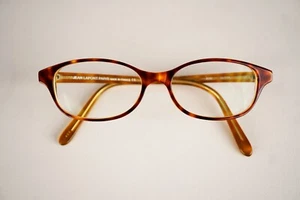 JEAN LAFONT Paris Eye Glasses MAI 421 Brown Tortoise Shell Honey Frame Oval Lens - Picture 1 of 10