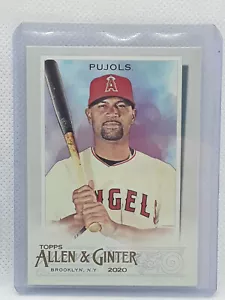 Albert Pujols 2020 Topps Allen & Ginter Baseball - #110 - Los Angeles Angels - Picture 1 of 2