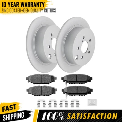 Rotores de freio traseiros + pastilhas de freio de cerâmica para Subaru Forester Impreza XV Crosstrek - Imagem 1 de 4