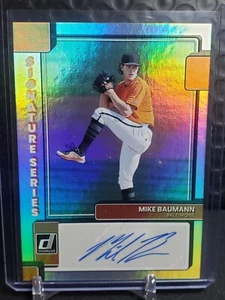 2022 Donruss Signature Serie #29 Mike Baumann Auto - Bild 1 von 2