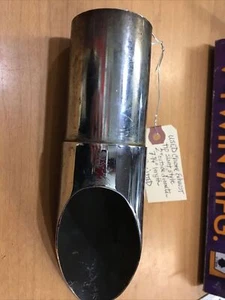 Chrome exhaust tip slant style - Foto 1 di 1