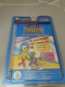 LeapPad Leap 2 - Math "The Great Dune Buggy Race" Interactive Book & Cartridge - Picture 1 of 4