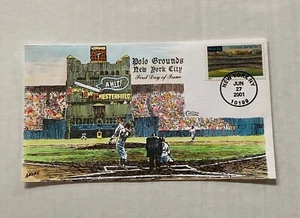 COLLINS FDC 2001 Legendary Baseball Fields 3514 Polo Grounds New York City - Picture 1 of 3