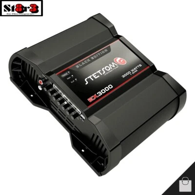 STETSOM EX3000BE Black Edition 3000W FULL RANGE CLASSE D NEW MODEL AMPLIFIC 2OHM - Immagine 1 di 4