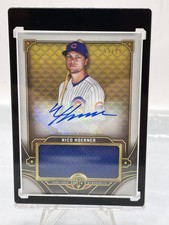 2022 Topps Triple Thread #ASJR-NH Nico Hoerner Auto Jersey /99 Chicago Cubs