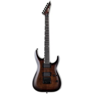 Guitarra elétrica ESP LTD MH-1000 EverTune marrom escuro Sunburst B-STOCK - Imagem 1 de 3