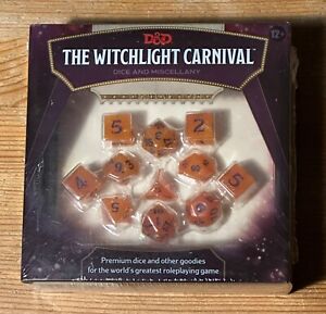 Dungeons & Dragons The Witchlight Carnival Dice and Miscellany, dice set Sealed