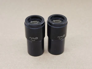 Microscope PW 10 / 20 Pair Eyepiece Zeiss West #GA9 - Picture 1 of 3