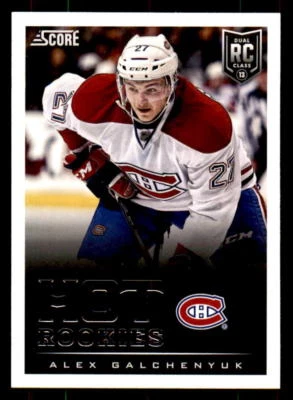 2013-14 Score #645 Alex Galchenyuk Canadiens Rookie (ref 31579) - Image 1 of 2