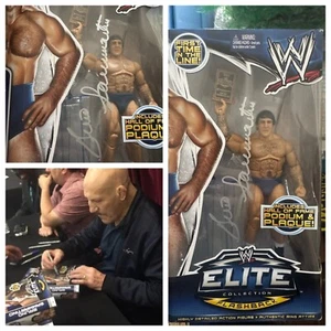 AUTOGRAPHED BRUNO SAMMARTINO ELITE SERIES FIGURE - Picture 1 of 8
